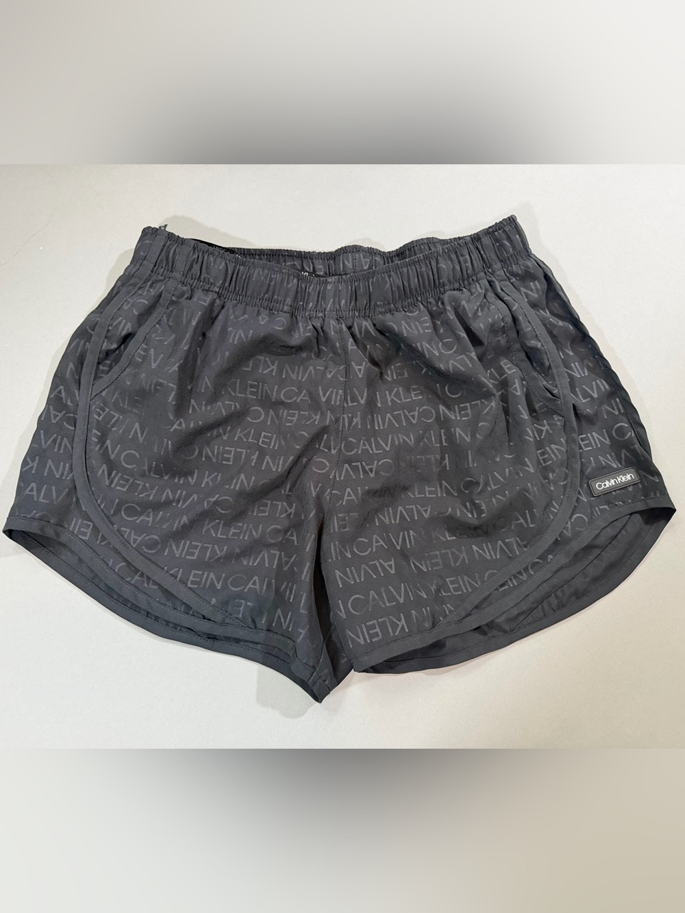 Calvin Klein Black Athletic Lined Shorts